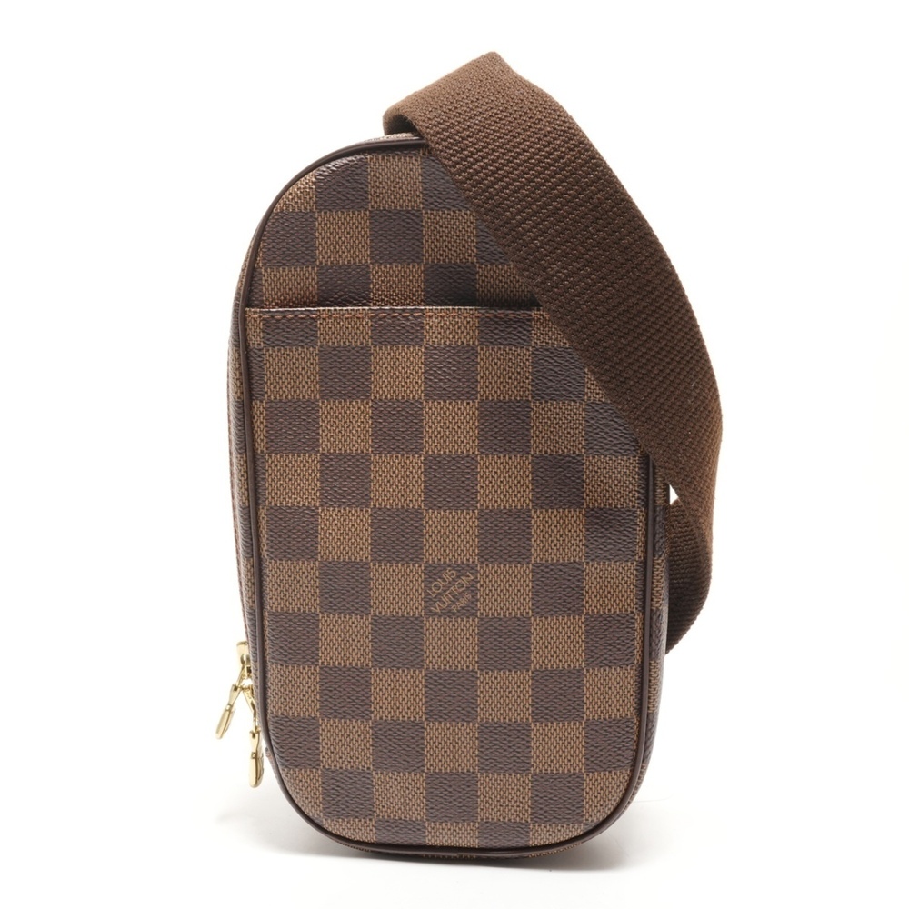 LOUIS VUITTON Authentic Brown Damier Pochette Shoulder Bag